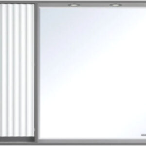 Шкаф с зеркалом для ванной Balaton 90 L / BAL-04090-01-01Л 21век