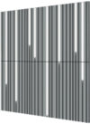 Гипсовая панель Barcode Led 500x500мм 21век