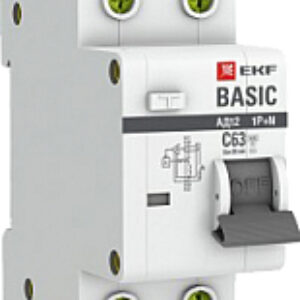 Дифференциальный автомат Basic АД-12 1P+N 40А 30мА АС C / DA12-40-30-bas 21век