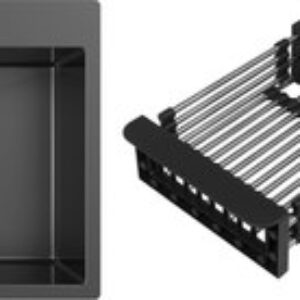 Мойка кухонная Best Premium Black 5550 + KR-1 Black + SD-1 Black 21век