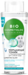 Тоник для лица BioCosmetolog мерцающий с гиалуроновой кислотой 21век