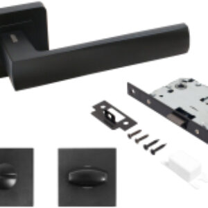 Ручка дверная Арт Коломбо BL+L7050S BL+BK-S1 BL 23150/S7050 21век