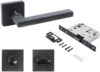 Ручка дверная АРТ Венсан BL+L7050S BL+BK-S1 BL 21век