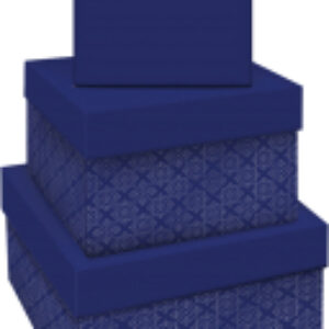Набор коробок подарочных Blue style. Base / MS_46593 21век