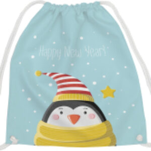 Мешок для обуви Пингвин в новогоднюю ночь / bpa_290615 21век
