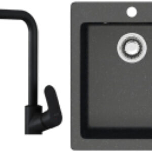 Мойка кухонная со смесителем BR-4200 + Like F8005022 21век