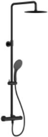 Душевая система со смесителем Brasko Black 63112/64527 21век