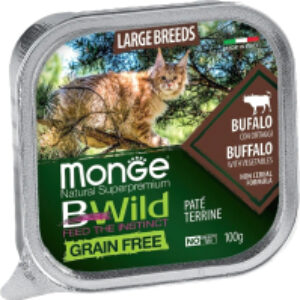 Влажный корм для кошек BWild Grain Free из буйвола с овощами