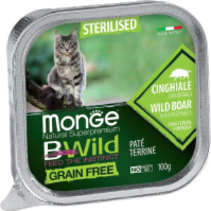 Влажный корм для кошек BWild Grain Free из кабана с овощами