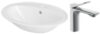 Умывальник со смесителем Calla 54 / S-UM-Cl/1-w + 63050 21век