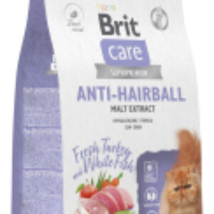 Сухой корм для кошек Cat Anti-Hairball с белой рыбой и индейкой / 5066261 21век