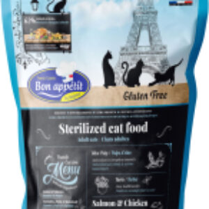 Сухой корм для кошек Cat Adult Sterilized с курицей и лососем / 681823 21век