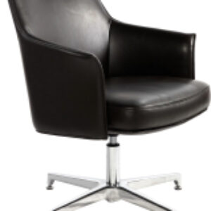 Кресло офисное Бордо CF / C1918 CF Black Leather 21век