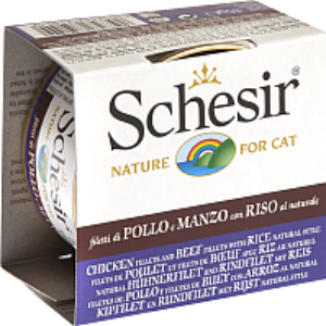 Влажный корм для кошек Chicken fillets and Beef fillets with Rice 21век