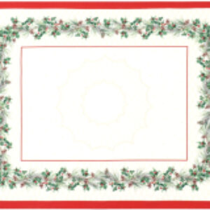 Комплект столового белья Christmas Wreath. Скатерть + салфетки / 10554229 21век