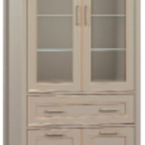 Шкаф с витриной Classic REG2W2D1S 21век
