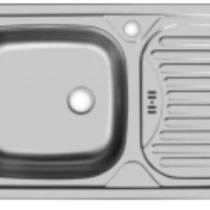 Мойка кухонная CLM760.435 GW6K 2L 21век