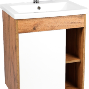 Тумба с умывальником Бостон Como 50 / VBOS50CO-T1STP+S-UM-COM50/1-w 21век