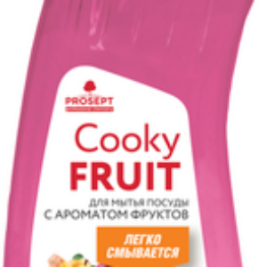 Средство для мытья посуды Гель Cooky Fruit с ароматом фруктов концентрат 21век