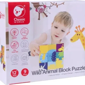 Развивающий игровой набор Кубики-пазлы Приключения в джунглях CW35450 21век