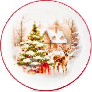 Набор тарелок Новогоднее чудо DDT-CL006 21век