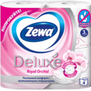 Туалетная бумага Deluxe Орхидея 3х слойная 21век