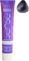 Крем-краска для волос De Luxe Sense Corrector 0/11 21век