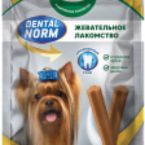 Лакомство для собак Dental Norm Палочки жевательные для мелких пород / 10161005 21век