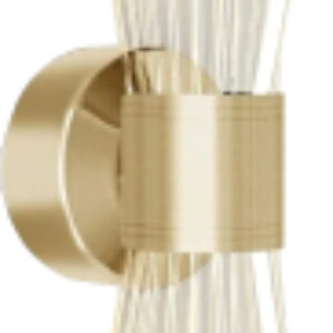 Бра Dio 12W 2Y-ON/OFF-230x80x85-GOLD/CLEAR-220-IP20 21век