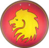 Щит игрушечный Круглый Голова льва / DI-S02 21век
