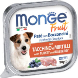 Влажный корм для собак Dog Fruit с индейкой и черникой 21век