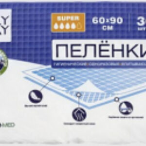 Набор пеленок одноразовых впитывающих Dry Day Super 60x90 21век