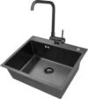 Мойка кухонная со смесителем Eco AR 60x50 + AF FSS304 21век
