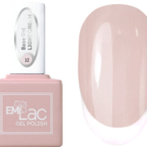 База для гель-лака E.MiLac Base Gel Светло-кремовый №12 21век