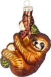 Елочная игрушка Figural Glass Ornaments. Ленивец / 64775H120 21век