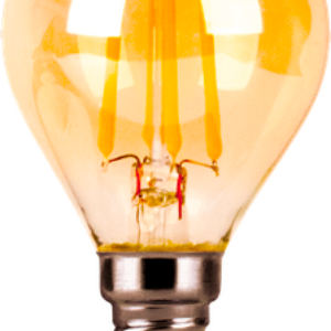 Лампа Filament Шар 5W 400lm 2700К Е14 Golden LED / 105801005 21век