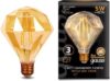 Лампа Filament Diamond 5W 450lm 2400К Е27 Golden LED / 147802005 21век