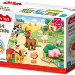 Развивающая игра First Puzzle Кто живет в деревне / 04189 21век