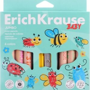 Набор цветных карандашей Baby Jumbo с точилкой / 61778 21век