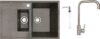 Мойка кухонная со смесителем Forma R + смеситель W4998-4 + дозатор L405-1 21век
