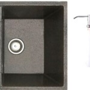 Мойка кухонная со смесителем Forma R + смеситель W4998-4 + дозатор L405-1 21век