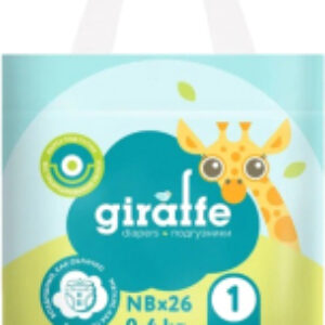 Подгузники детские Giraffe NB 0-4кг / 429703 21век