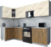Кухонный гарнитур Мила Gloss 60-12x28 21век