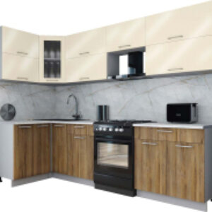 Кухонный гарнитур Мила Gloss 60-12x28 21век