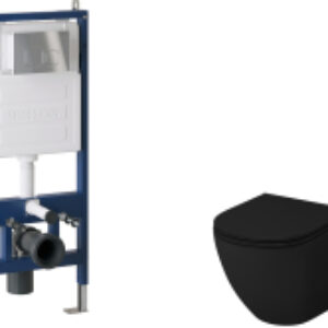 Унитаз подвесной с инсталляцией GR-4455BMS+900.K31.01.000+700.K31.02.100.100 21век