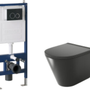 Унитаз подвесной с инсталляцией GR-4477BMS+900.K31.01.000+700.K31.01.210.210 21век