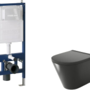 Унитаз подвесной с инсталляцией GR-4477BMS+900.K31.01.000+700.K31.03.000.000 21век