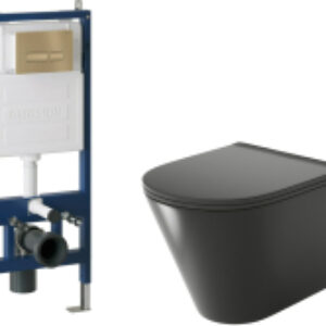 Унитаз подвесной с инсталляцией GR-4477BMS+900.K31.01.000+700.K31.03.310.310 21век