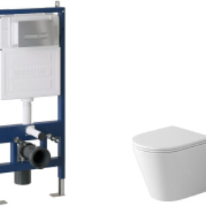 Унитаз подвесной с инсталляцией GR-4478SQ+900.K31.01.000+700.K31.03.110.110 21век