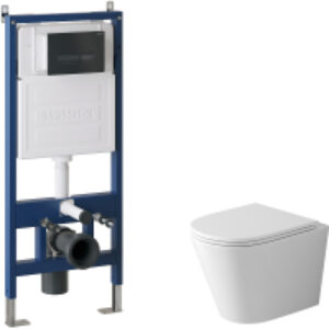 Унитаз подвесной с инсталляцией GR-4478SQ+900.K31.01.000+700.K31.03.210.210 21век